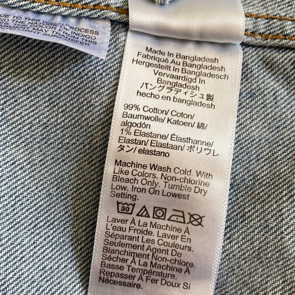 J. Crew Men's Classic Button Up Blue Denim Jacket Mens Size XL - Picture 9 of 10